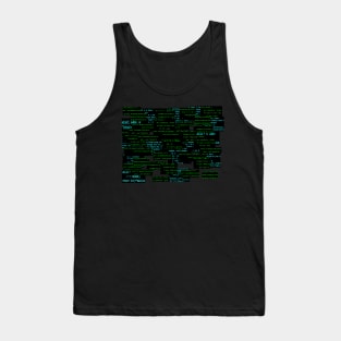 GreenAndBlueCodev1.1 Tank Top